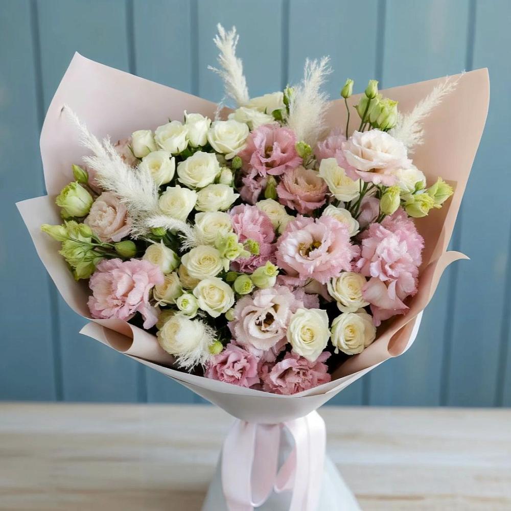 Букет цветов из: Альстромерии и Розы в Козлово