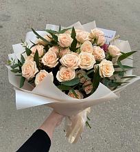 Букет Кремовые розы Латте в Козлово