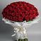 Букет 101 Красная роза Блэк Мэджик в Козлово