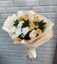 Букет цветов из:  Розы и Хризантемы в Козлово