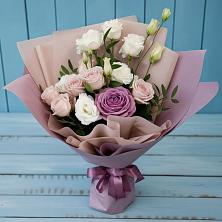 Букет цветов из:  Розы и Лизиантусы в Козлово