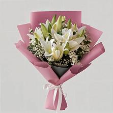 Букет Лилии в розовом