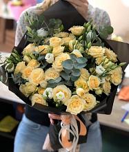 Букет цветов из:  Розы и Лизиантусы #REPLACE_PRED# Козлово