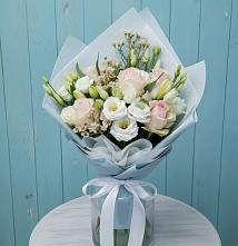 Букет цветов из:  Розы и Лизиантусы в Козлово