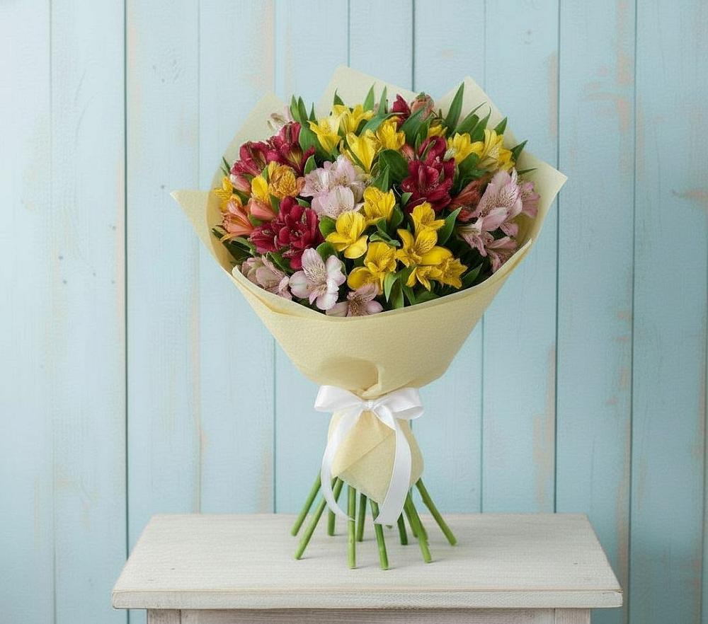 Букет цветов из: Альстромерии в Козлово