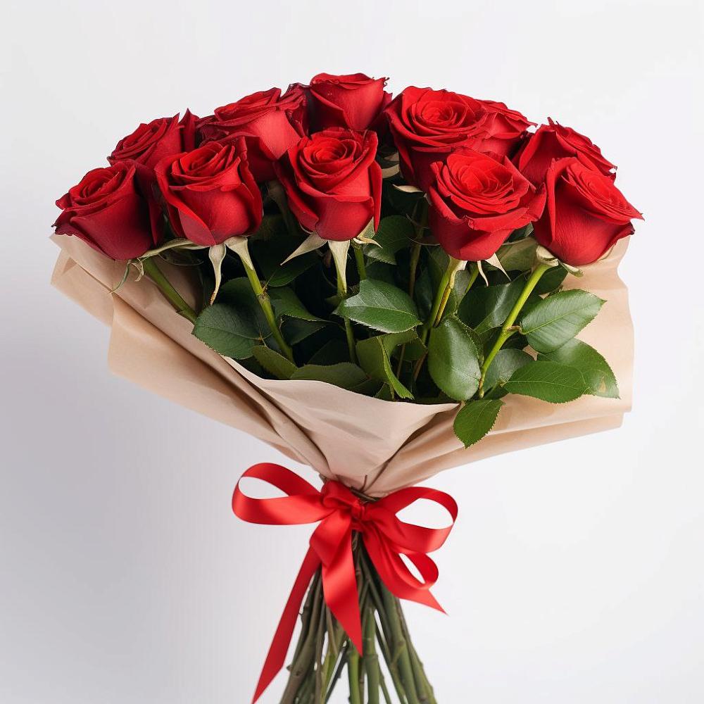 Букет 11 Красных роз Эдлесс Лав в Козлово
