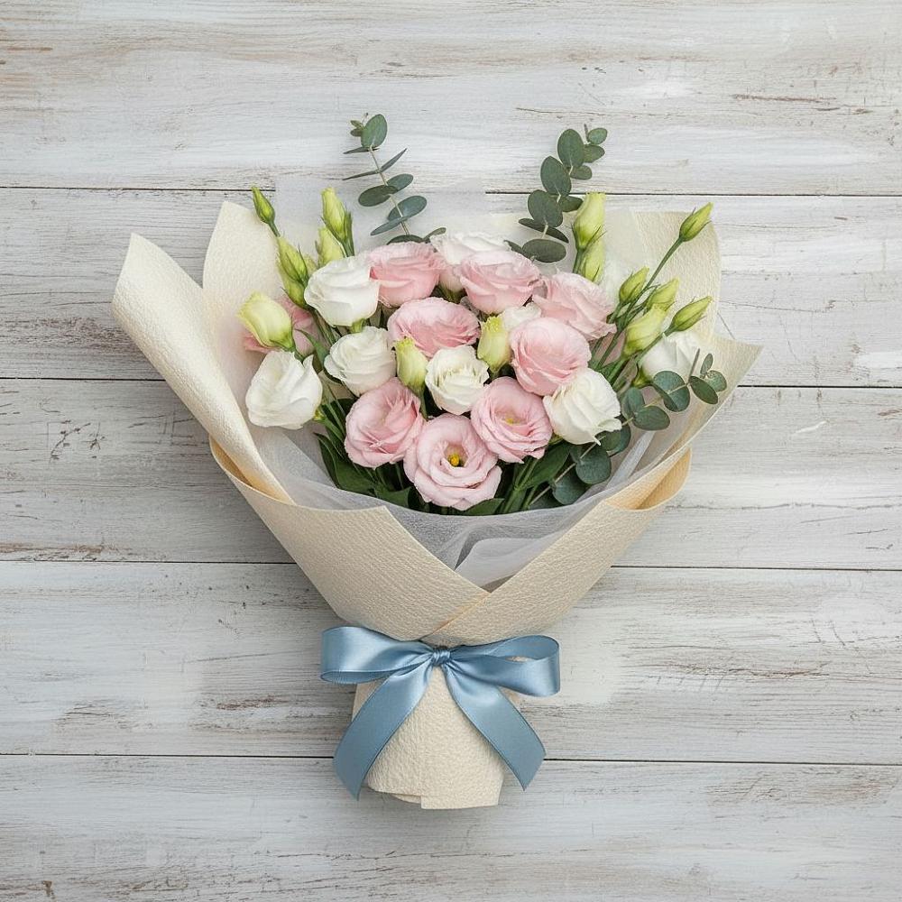 Букет цветов из: Лизиантусы в Козлово